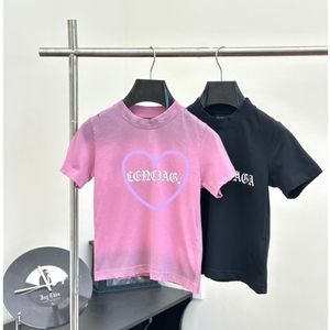 CH24SS新しい半袖Tシャツフロントチェストサンスクリットロゴデザイン右肩ネックライン