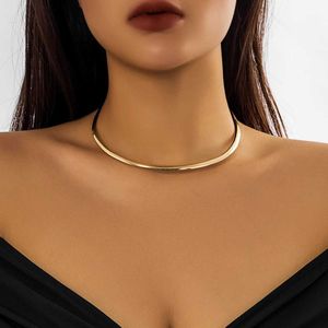 Chokers Elegant Simple and Short Round Torch Necklace Lämplig för kvinnor Fashionabla halsband 2023 Fashionabla smycken Halsband Tillbehör Kvinnor D240514