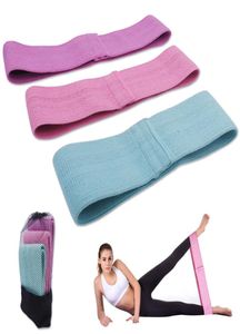 Beute -Trainingsbänder Nonslip Hip Elastic Resistenance Band Set Loop für Fitness Bein Oberschenkel Glute Squats Übung enthalten