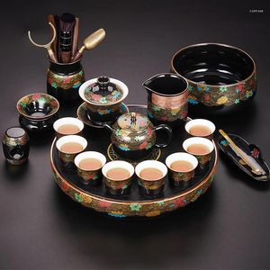 Teware setleri Çin minimalist çay seti Türk manyetik modern portatif öğleden sonra Japon festivali chineische teekanne çay wawares