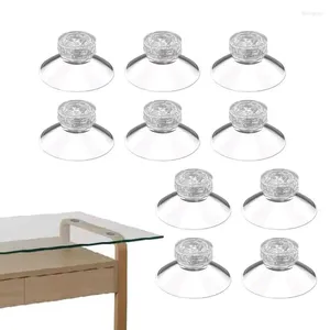 Ganchos de sucção xícaras com parafusos 10pcs/conjunto m4 fortes almofadas de otário forte 8x40mm xícara de vidro de parede transparente para o apartamento de cozinha em casa banheiro