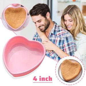Baking Moulds Multi-purpose Cake Silicone Round Love Heart-shaped Layered Pan Baby Cakes Mixes