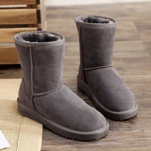 Snow Boots Women 100% oryginalna skóra skórzana najlepsza jakość Australia buty zimowe dla kobiet ciepłe botas mujer