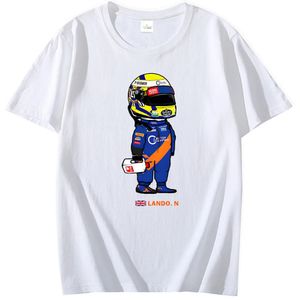 20244 Women S футболка Lando Norris и Milk Classic T Рубашки с коротким рукавом повседневная футболка Men Fashion o Neck 100 Cotton T Roomts Goth Tee Tops