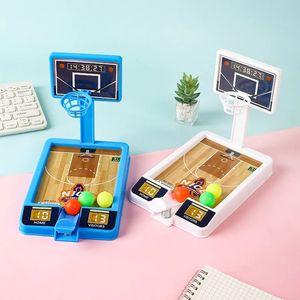 Стрельба Game Machine Mini Basketball Strach Стрельба Машина для родителей-ребенок взаимодействие детей в помещении. Образовательная игрушка 240514