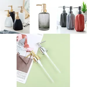 Sıvı Sabun Dispenser Metal DIY Pompa Losyon Yedek Kafa 28 İplik Kapağı