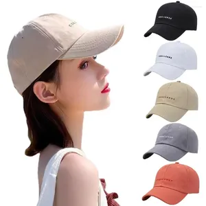 Ballkappen Modebrief Stickbaseball Cap für Frauen Hip Hop Snapback männliche modische Trucker Sports MEN Freizeit Tennis H O8M7