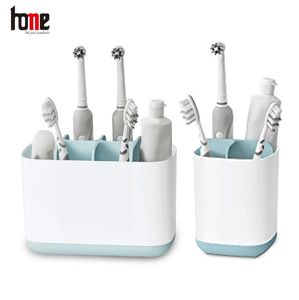 Электрический держатель зубной щетки для хранения зубной пасты пластиковая контейнер для макияжа для бритья щетка для ванной комнаты 2101202759
