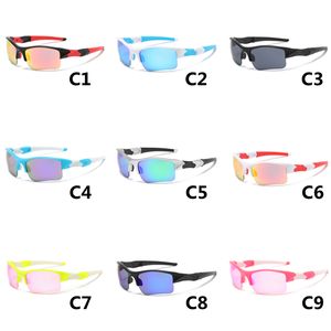 Brand meio quadro óculos de sol Designer óculos de sol Mulheres dirigindo copos de ciclismo de bicicleta esportiva de pesca ao ar livre Proteção UV400