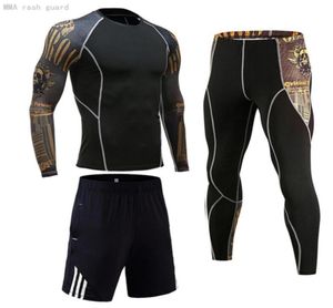 Motocyklowa warstwa podstawy podstawy Mężczyzn Kompresyjne Zestaw bielizny Zestaw Thermo Shirt Gym Leggings Jogging Rashgard Mężczyzna 4xL9869900