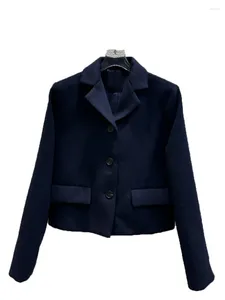 Giacche da donna giacca corta atmosfera alla moda versatile e confortevole 2024 autunno inverno 1021