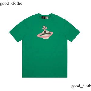 Viviane Westwood camisa masculina camisetas spray orb t-shirt roupas de marca homens homens camiseta de verão com letras camisetas de algodão Tops de alta qualidade Vivianes 116