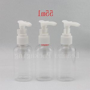 55ml empty ovel transparent shape liquid soap pump lotion bottles 55cc shampoo shower gel dispenser containergood package Pgsdi