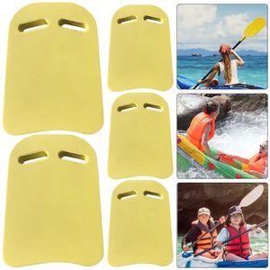 5 pieces of children and adults swimming training aid U-shaped kick board floating board yellow 240430