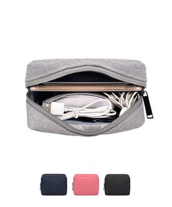 Electronic Organizer Waterproof Travel Digital Accessories Storage Bag for Power Bank Earphone Charger XBJK21062804568