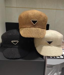 Designer Letter Cappello di paglia per uomini Donne Gentleman Cap Top Sun Hat Fashion Cappello a maglia Cappelli larghi Cappelli da cappelli da spiaggia per esterni 3989589