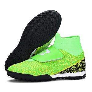 High Bang Mandarin Duck Football Shoes Men's Broken Nails TF Children's and Girls AG Long Short Nails Student Training Children's Football Shoes