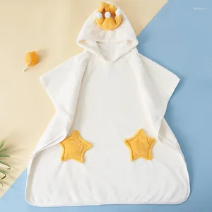 Towel Children's Bath Thickened High Density Coral Fleece Hooded Cloak Cartoon Absorbent Cloak. Bathrobe Xizao Wholesale