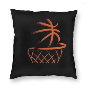 Pillow Basketball Cover 40x40 Home Decor 3D Print Sport Player Gift Throw For Car Double Side