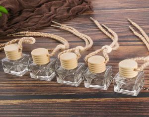 newCar perfume bottle car pendant perfume ornament air freshener for essential oils diffuser fragrance empty glass bottle one EWB61954772