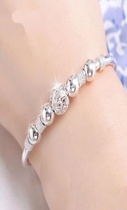 Link 3 Style 925 Sterling Silber Lucky Charme Armband Manchet für Frauen Armbänder Schmuck Pulsreia4158459