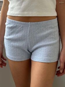 Women's Shorts Y2k Aesthetic Lounge Summer Elastic Waist Straight Short Pant Casual Cute Cotton Pants Woman Home Sleepwear Clothing