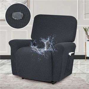 Coperture per sedie di divano di copertura reclinabile impermeabile Seikano per soggiorno Slipcover ad alto slittamento 1 Seater Chaise Lounge