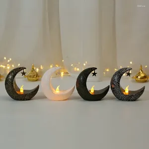 Titulares de vela Bent Lua Holder Arábio Tradicional Romântica Tabela de Férias Decorações de Casa