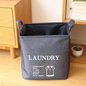 Storage Bags Waterproof Laundry Basket Foldable Hamper For Dirty Clothes Toys Organizer Bucket Home Bathroom