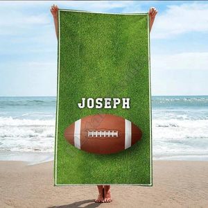 Towel Personalized Flip Flops Beach Towels For Women Kids Girls Boys Adults Men Summer Gifts