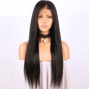 Popular Brazilian Human Hair Wigs Pre Plucked Full Lace Wigs With Baby Hair Cheap Brazilian Natural Hairline Lace Front Wigs For Black Women