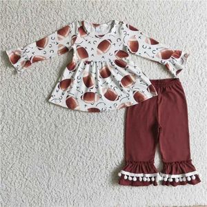 Kläderuppsättningar spelar sport mode flickor långärmad byxor set baby kostym grossistbutik barn outfit rts