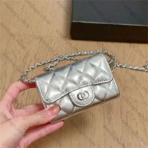 Designer bag Womens Mini CF Card Bag Chain Bags Single Shoulder Crossbody Small Bag Ling Grid Waist Bag Small Fragrant Wind womens mini bags