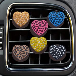 Interiördekorationer Spotted Love Cartoon Car Air Vent Clip Outlet Clips for Office Home Freshener per ersättningsbalsam Drop de OTFQC