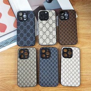 Vackra telefonfodral Samsungs Galaxy S21 S22 S23 Fall 13 12 14 11 15Promax 15Plus XR Package All Inclusive Leather Cover Factory grossist