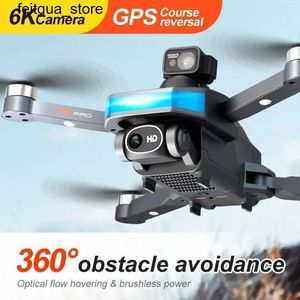 Drönare M8 Pro Four Helicopter Remote Control Helicopter With Camera FPV Drone GPS HD 6K Drone Professional Toy Childrens Gift RC Aircraft S24513
