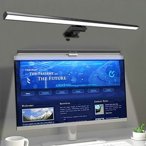 Ögonvårdsdisklampan 50 cm LED-dator PC Monitor skärm Lätt stång Stiglöst Dimning Läsning USB Powered Hanging Table Lamp