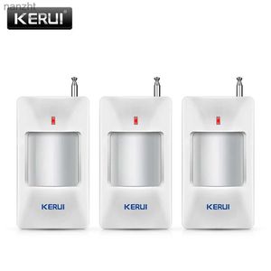 Alarm Systems Kerui Wireless Intelligent PIR Motion Sensor Alarm Detector för 433MHz W18 W20 WiFi GSM Home Burglar Alarm System Security WX