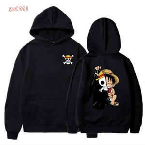 designer man hoodie Anime One Piece Hoodies Men Women Fashion Luffy Pullover Oversized Hoodie Sweats Hip Hop Coat Boys Mens Clothing Sudaderas