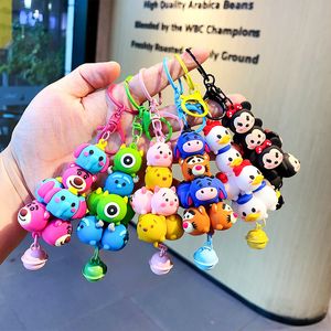 Innovativo Little Pink Bear pieghevole Big Eyes Keychain Cioncant Pvc Car Keechain Coppia Squisito Bag del ciondolo all'ingrosso