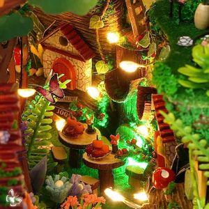 Architektura/DOM DOM DODZINNY ZESTAW DO DLOUDY DODY 3D Puzzle Puzzle Puzzle Wstawka Wstawka Building Building With Touch Light World Showshelf Toys Dollhouse