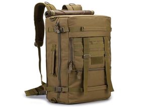 Outdoor Bags Tactical Man Bag Military Hand Mutifunction Army Duffel Hiking Pack Tourist Rucksacks 50L Mountaineering Backpack7378782