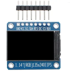 Adesivos de janela 1,14 polegadas TFT Display IPS Módulo LCD ST7789 135 240 SPI Full Color 8pin High Definition Screen