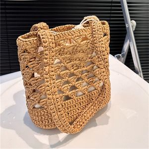 Mini Straw Raffia Shoulder Bags Designer Bag Handbag Woman Beach Tote Bag Luxurys Handväskor Fashion Totes 10A 2024