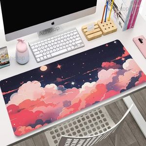 Mattor Kawaii Landscape Gaming Mouse Pad Stor Washable Mousepad Computer Game Keyboard Laptop Non Slip Soft Mat for Home Office Decor