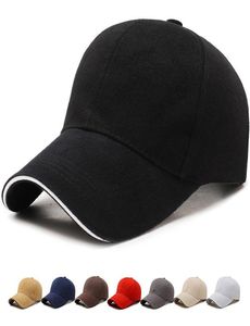 Unisex vanlig mössa fast färg baseball snapback caps casquette hattar monterade casual gorras hip hop pappa hatt för män kvinnor4846911