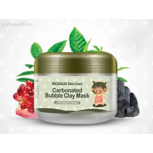 Kollagen Bioaqua Pigskin Nourishing Face Sleep Shrink Pore Acne Blackhead Behandling Ansiktlig fuktgivande mask 100G 9852