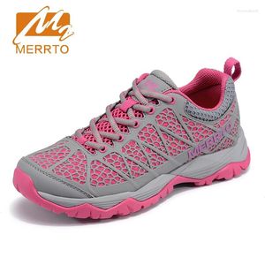 Walking Shoes Womens Outdoor Sports Breattable Non-Slip Travel for Female Black Red MT18665