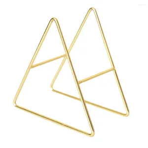 Table Mats Metal Iron Bone Dish Holder Stand Rack Triangle Coasters Support Drink Kitchen Tools