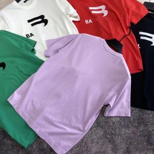 moda mans tshirt designer tide camisetas letra laminada de manga curta de manga curta letra de tamanho grande impressão de verão camisa de verão pura algodão puro tops